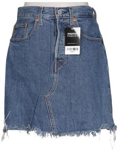 Damen Rock, blau, Gr. W29, Baumwolle - Second Hand - Levis - Modalova