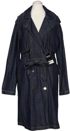 Damen Mantel, marineblau, Gr. XS, Baumwolle - Second Hand - Mango - Modalova