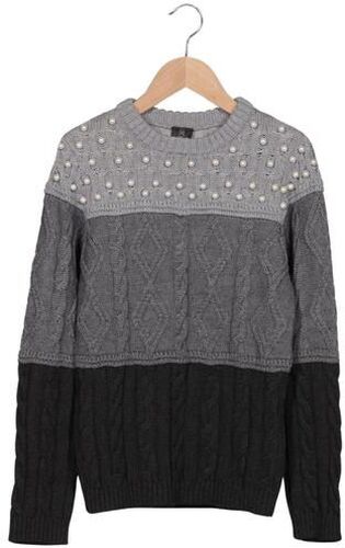 Damen Pullover, grau, Gr. EU 34, Schurwolle, Synthetik - Second Hand - MADELEINE - Modalova