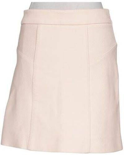 Damen Rock, beige, Gr. EU 38, Synthetik - Second Hand - Maje - Modalova