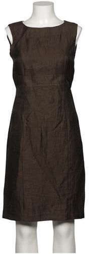 Damen Kleid, braun, Gr. EU 38, Leinen, Synthetik - Second Hand - Mariposa - Modalova