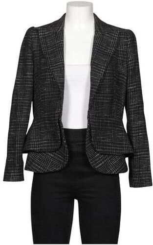 Damen Blazer, grau, Gr. EU 42, Baumwolle, Synthetik, Wolle, Viskose - Second Hand - Massimo Dutti - Modalova