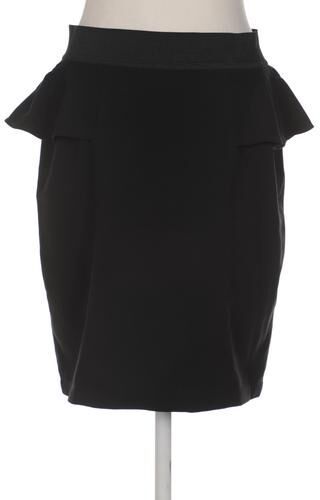 Damen Rock, schwarz, Gr. EU 38, Elasthan, Synthetik, Viskose - Second Hand - mint&berry - Modalova