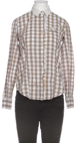 Damen Bluse, braun, Gr. EU 36, Baumwolle - Second Hand - Milano Italy - Modalova