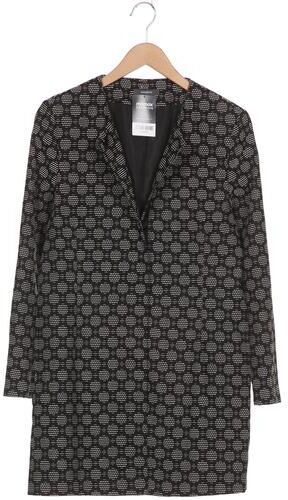 Damen Mantel, schwarz, Gr. EU 40, Baumwolle, Synthetik - Second Hand - Montego - Modalova