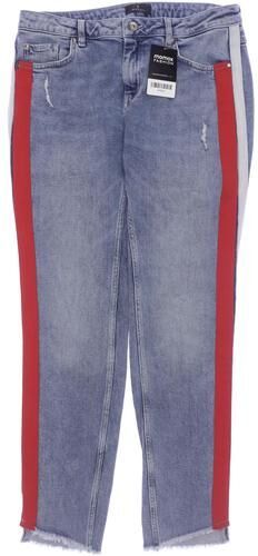 Damen Jeans, blau, Gr. EU 38, Elasthan, Baumwolle - Second Hand - monari - Modalova