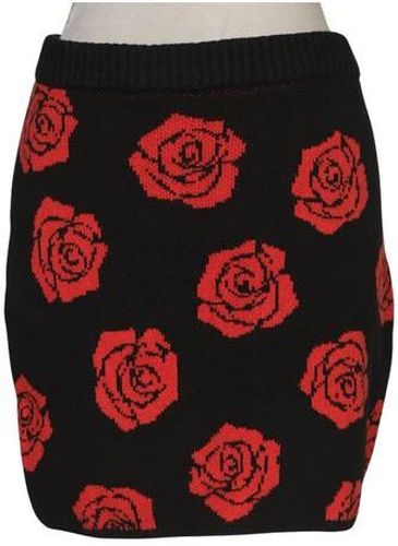 Damen Rock, schwarz, Gr. M, Baumwolle - Second Hand - Monki - Modalova