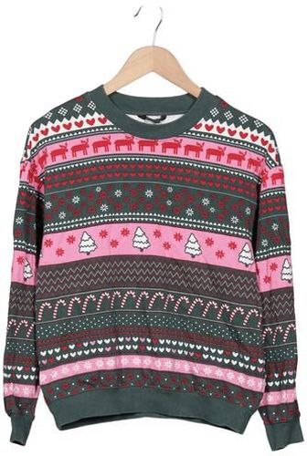 Damen Sweatshirt, grün, Gr. XS, Baumwolle - Second Hand - Monki - Modalova