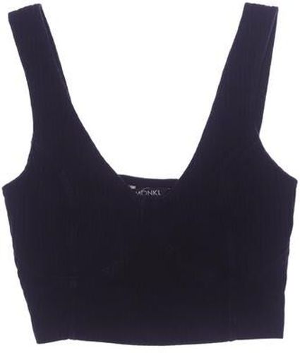 Damen Top, schwarz, Gr. S, Elasthan, Baumwolle - Second Hand - Monki - Modalova