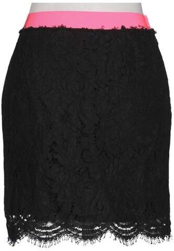 Damen Rock, schwarz, Gr. EU 34 (IT 40), Elasthan, Baumwolle, Synthetik, Viskose - Second Hand - Msgm - Modalova