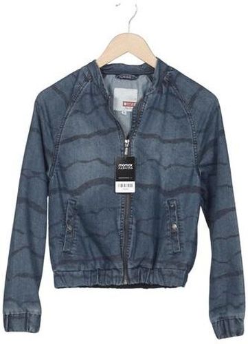 Damen Jacke, blau, Gr. XS, Baumwolle, Synthetik - Second Hand - Mustang - Modalova