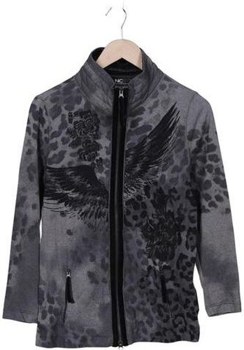 Damen Strickjacke, grau, Gr. EU 42, Baumwolle - Second Hand - NICE CONNECTION - Modalova