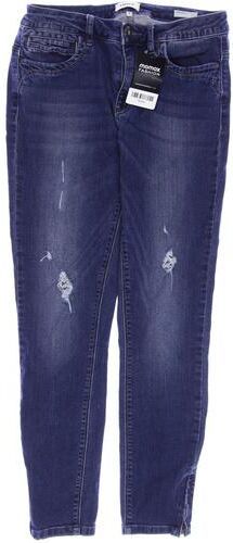 Damen Jeans, marineblau, Gr. W28 L26, Elasthan, Baumwolle, Leder, Synthetik, Viskose, Lyocell - Second Hand - Only - Modalova