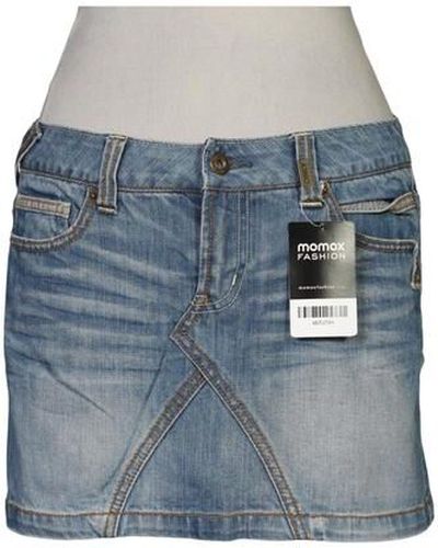 Damen Rock, blau, Gr. W27, Baumwolle - Second Hand - Only - Modalova
