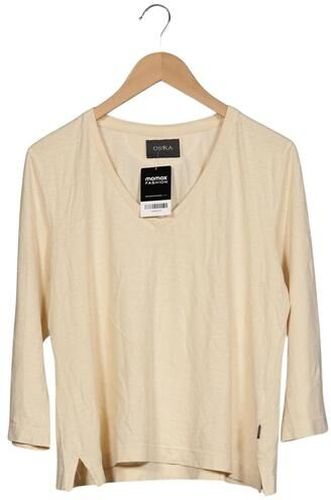 Damen Langarmshirt, beige, Gr. EU 44, Baumwolle, Hanf - Second Hand - Oska - Modalova