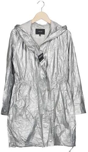 Damen Mantel, silber, Gr. EU 38, Synthetik, Viskose - Second Hand - Opus - Modalova