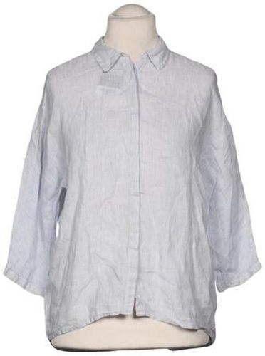 Damen Bluse, hellblau, Gr. EU 38, Leinen - Second Hand - Opus - Modalova