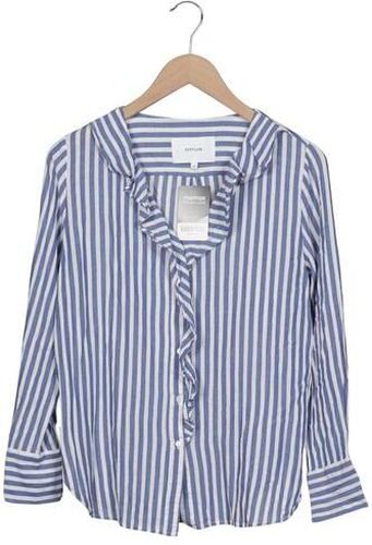 Damen Bluse, weiß, Gr. EU 38, Baumwolle, Viskose - Second Hand - Opus - Modalova