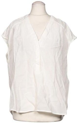 Damen Bluse, weiß, Gr. EU 38, Synthetik, Viskose - Second Hand - Opus - Modalova