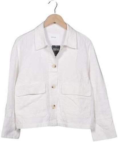 Damen Jacke, weiß, Gr. EU 38, Baumwolle - Second Hand - Opus - Modalova