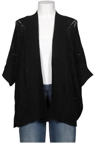 Damen Strickjacke, schwarz, Gr. EU 38, Synthetik - Second Hand - Opus - Modalova