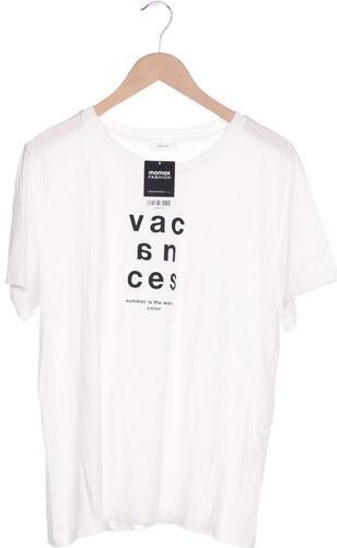 Damen T-Shirt, weiß, Gr. L, Baumwolle, Modal - Second Hand - Opus - Modalova