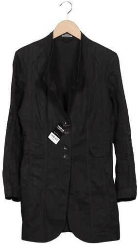 Damen Mantel, schwarz, Gr. EU 38, Baumwolle, Synthetik, Viskose - Second Hand - Orwell - Modalova