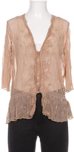 Damen Bluse, beige, Gr. EU 34, Synthetik - Second Hand - Oui - Modalova