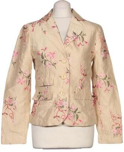 Damen Blazer, beige, Gr. EU 36, Seide, Viskose - Second Hand - Oui - Modalova