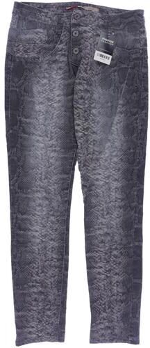 Damen Stoffhose, grau, Gr. S, Elasthan, Baumwolle, Synthetik - Second Hand - Please - Modalova