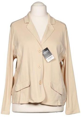 Damen Blazer, beige, Gr. EU 48, Baumwolle - Second Hand - Public - Modalova