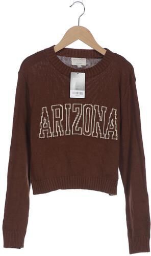 Damen Pullover, braun, Gr. S, Baumwolle - Second Hand - Pull & Bear - Modalova