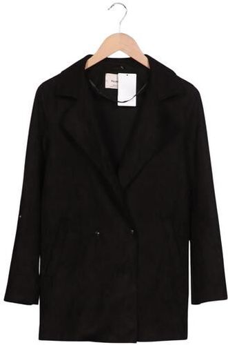 Damen Mantel, schwarz, Gr. XS, Elasthan, Synthetik - Second Hand - Pull & Bear - Modalova