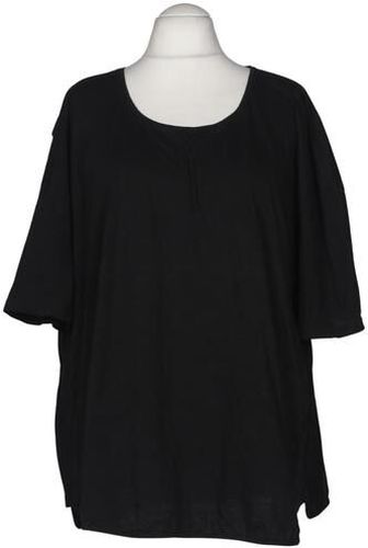 By Ulla Popken Damen T-Shirt, schwarz, Gr. EU 58, Baumwolle - Second Hand - Pure - Modalova