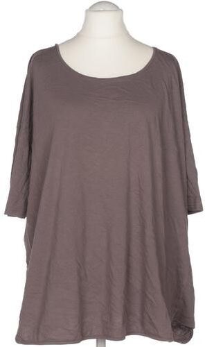 By Ulla Popken Damen T-Shirt, braun, Gr. EU 58 (F 60), Baumwolle - Second Hand - Pure - Modalova