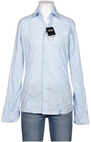 By Ulla Popken Damen Bluse, hellblau, Gr. XS, Elasthan, Baumwolle - Second Hand - Pure - Modalova