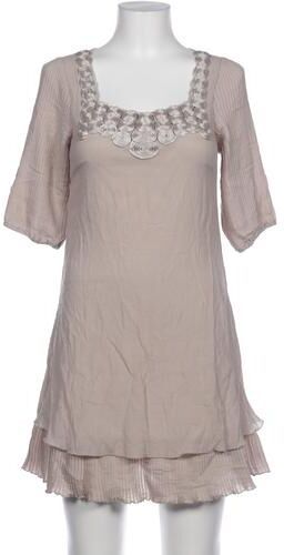 Damen Kleid, beige, Gr. S, Viskose, Synthetik - Second Hand - Repeat - Modalova
