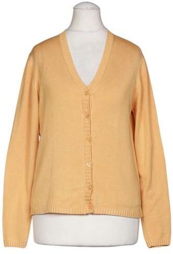 Damen Strickjacke, gelb, Gr. EU 36, Elasthan, Seide - Second Hand - Repeat - Modalova