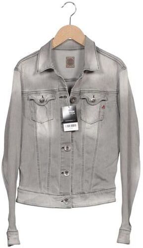 Damen Jacke, grau, Gr. S, Elasthan, Baumwolle, Synthetik - Second Hand - Replay - Modalova