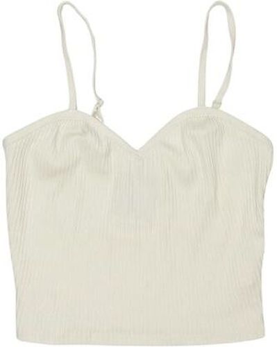 Damen Top, cremeweiß, Gr. M, Elasthan, Baumwolle, Synthetik - Second Hand - Reserved - Modalova