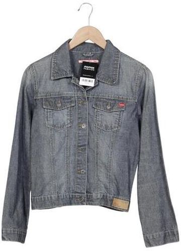 Damen Jacke, blau, Gr. EU 38, Baumwolle - Second Hand - S. Oliver - Modalova