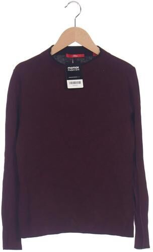 Damen Pullover, bordeaux, Gr. EU 34, Baumwolle, Synthetik, Viskose - Second Hand - S. Oliver - Modalova