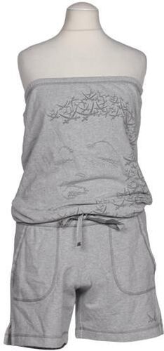 Damen Jumpsuit/Overall, grau, Gr. S, Baumwolle, Synthetik - Second Hand - Sansibar - Modalova