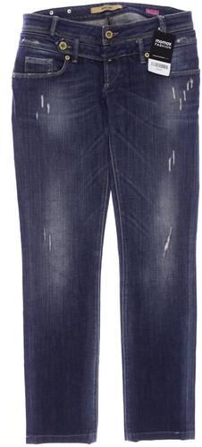 Damen Jeans, marineblau, Gr. W29 L34, Elasthan, Baumwolle - Second Hand - Salsa - Modalova