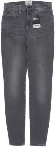 Damen Jeans, grau, Gr. W26, Elasthan, Baumwolle, Synthetik - Second Hand - Selected - Modalova