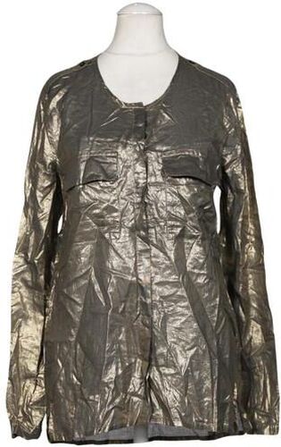 Damen Bluse, gold, Gr. EU 34, Baumwolle - Second Hand - SET - Modalova