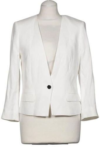 Damen Blazer, weiß, Gr. EU 38, Viskose, Lyocell - Second Hand - SET - Modalova