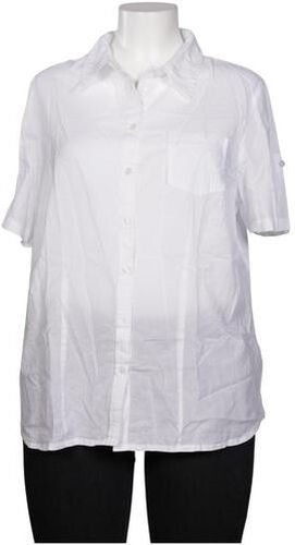 Damen Bluse, weiß, Gr. EU 44, Baumwolle - Second Hand - Sheego - Modalova