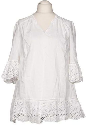 Damen Bluse, weiß, Gr. EU 42, Baumwolle - Second Hand - Sheego - Modalova