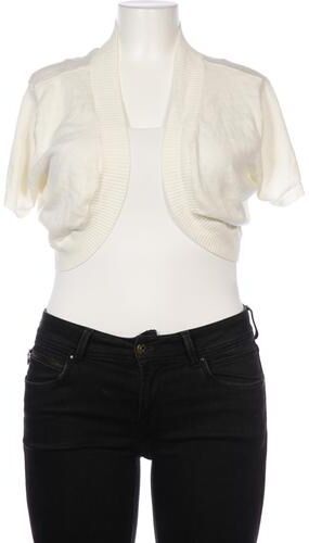 Damen Strickjacke, cremeweiß, Gr. EU 44, Baumwolle, Synthetik - Second Hand - Sheego - Modalova